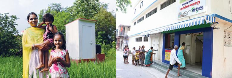 The Sensitise to Sanitise Coalition built individual toilets as well as community sanitation facilities.