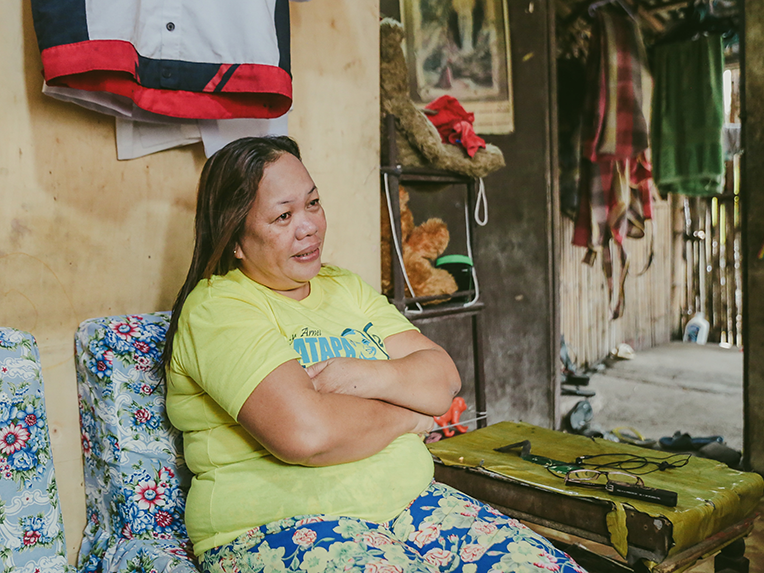 Ernalyn was among 82 families in Bacolod City who built their homes during 1999 Carter Work Project