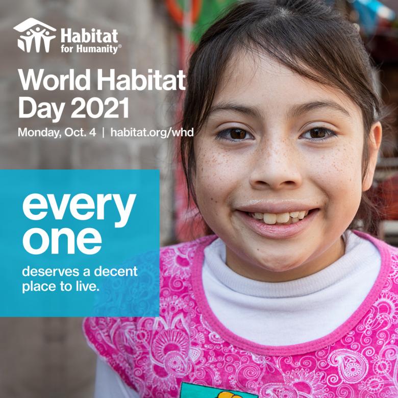 Instagram post: World Habitat Day 2021 Oct. 4.
