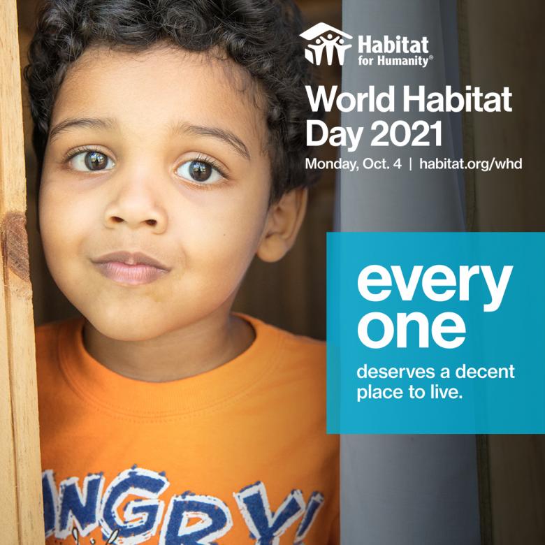 Instagram post: World Habitat Day 2021 Oct. 4.