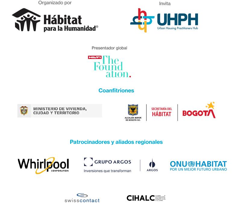 Patrocinadores 5° Foro de Vivienda y Hábitat, Latinoamérica y el Caribe