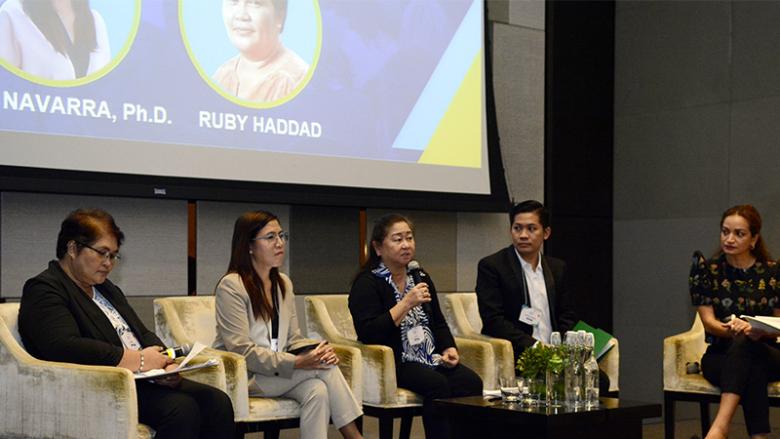 Panel discussion at Philippines Urban Dialogue
