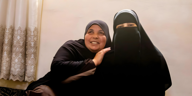 mother and daughter