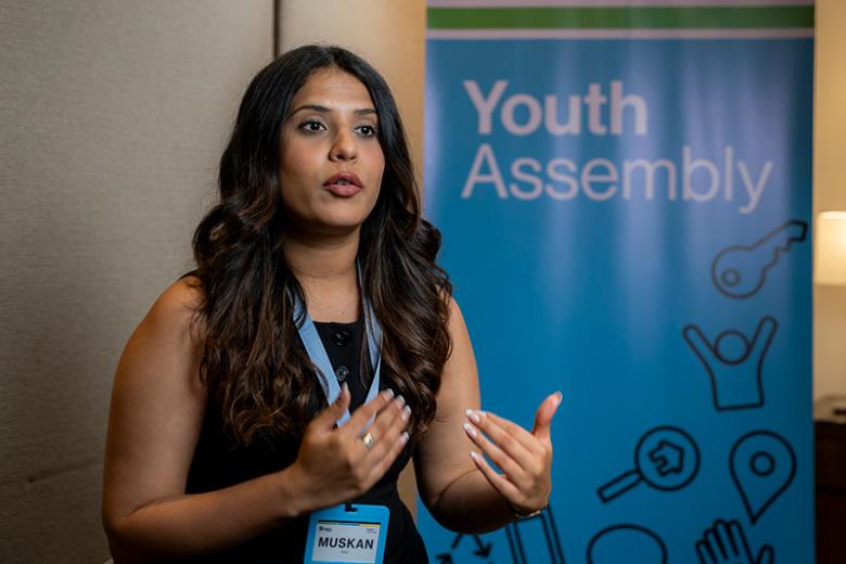 Muskan Lund is a winner of 2025 Habitat Youth Solutions grants