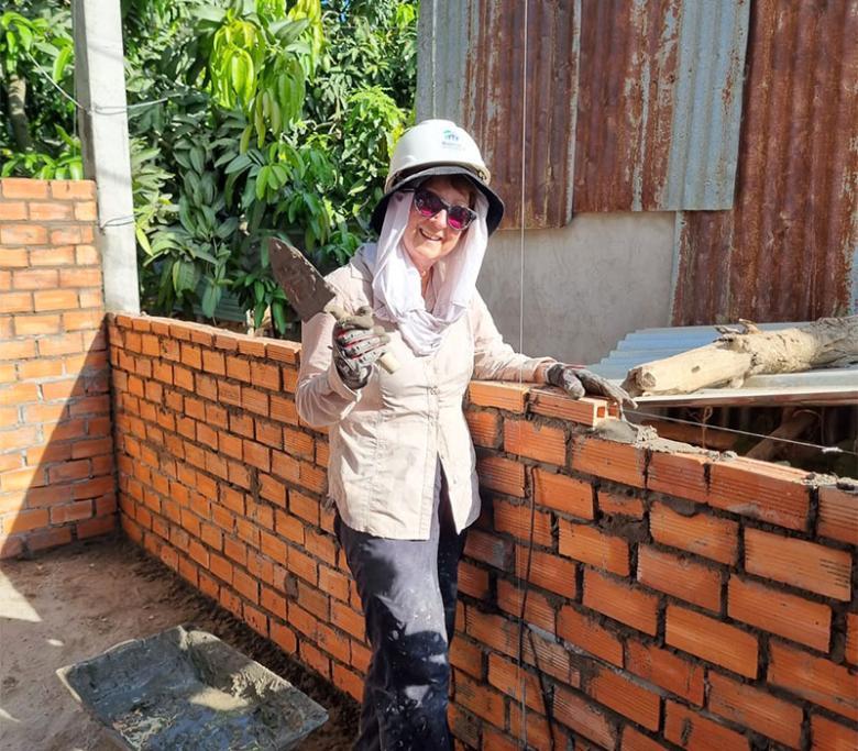 Australian volunteer Bronwyn