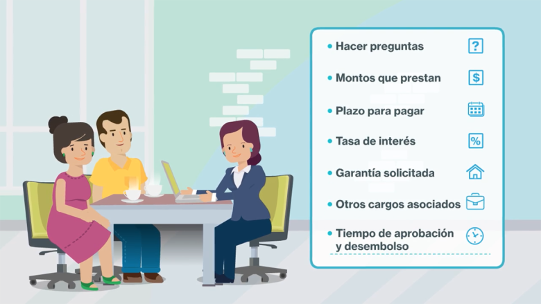 Nuestras capacitaciones incluyen guías para que las familias entiendan cómo acercarse a los sistemas financieros formales.