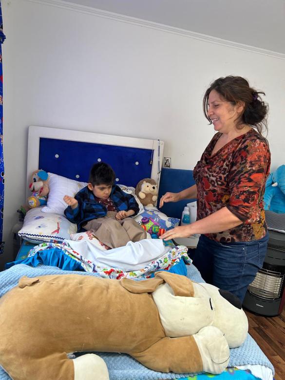 the story of Felipe, a Chilean child with extensive needs