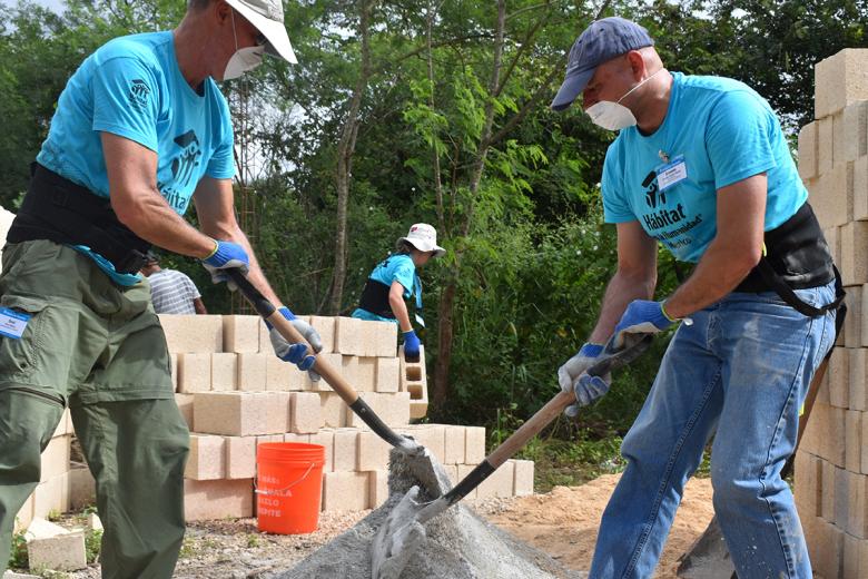 Ernesto has participated in many construction volunteer activities