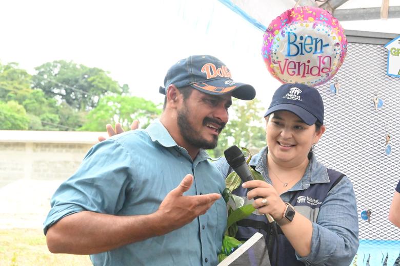 “At that moment, when they handed me the keys to my home, I remembered how my previous home had been destroyed, how the hurricanes had swept it away. Then I felt such emotion and joy, knowing that God was giving back to me what I had lost.”