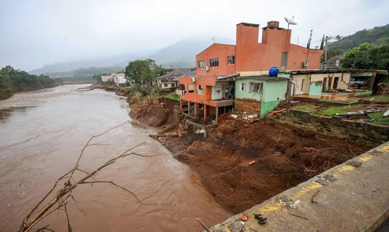 Many homes suffered structural damage in the aftermath of the disaster.